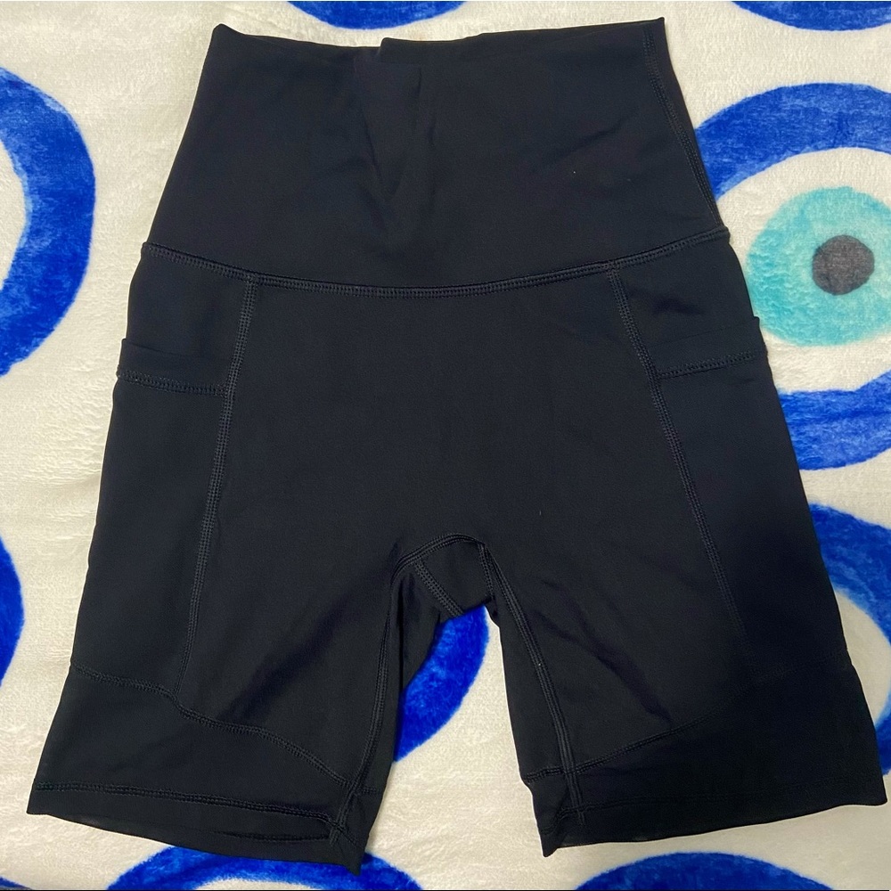 Aerie Black Bike Shorts